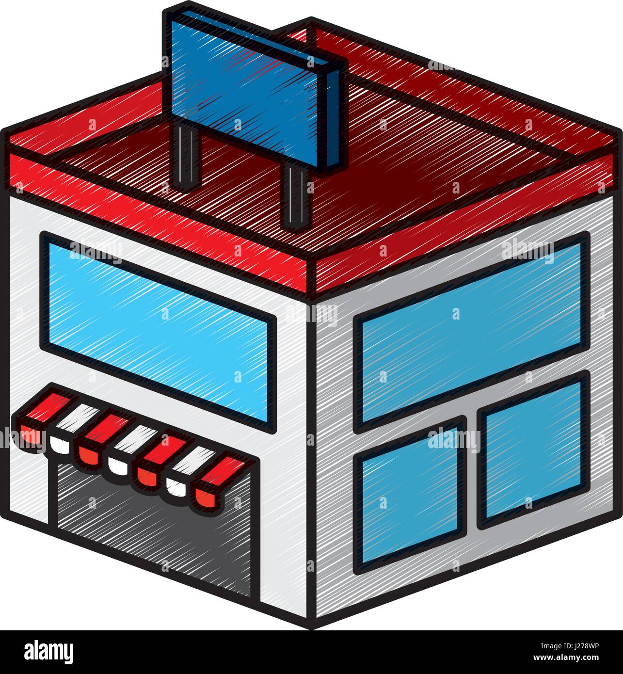store building isometric icon Stock Vector Image & Art - Alamy