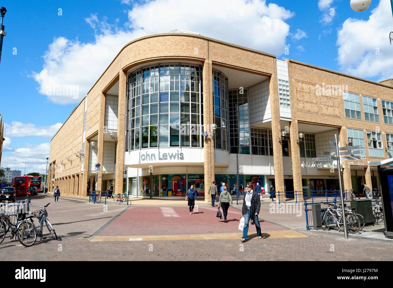 Exterior of the John Lewis department store in Kingston on Thames Surrey UK Stock Photo