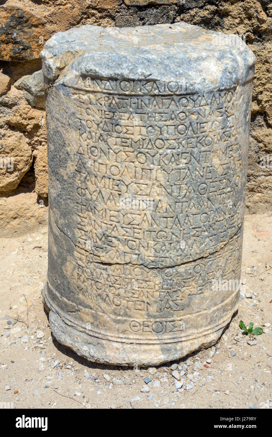 Ancient greek writing on stone hires stock photography and images Alamy