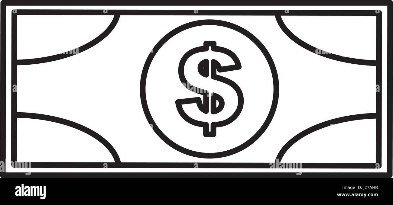bills dollars isolated icon Stock Vector Image & Art - Alamy