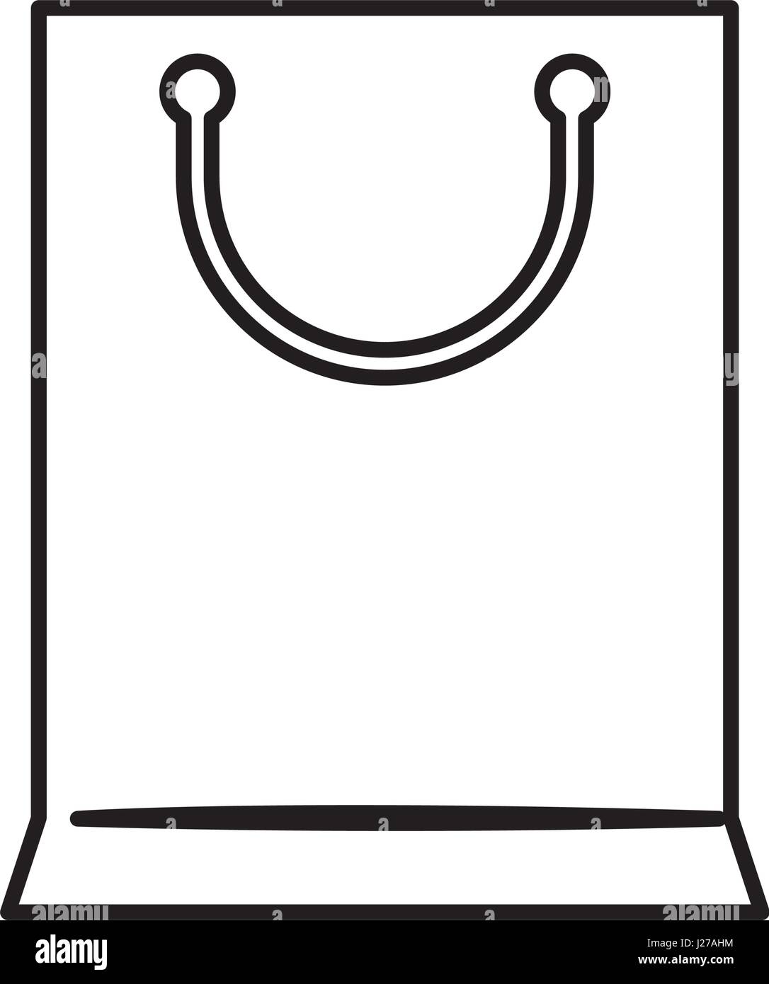 shopping bag isolated icon Stock Vector Image & Art - Alamy