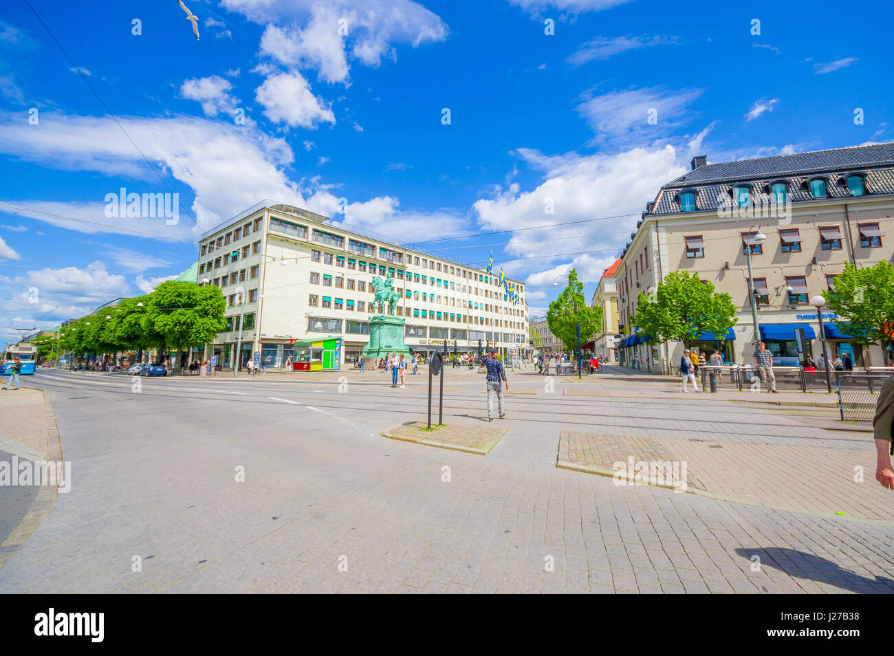Kungsporten square in downtown Gothenburg Stock Photo - Alamy