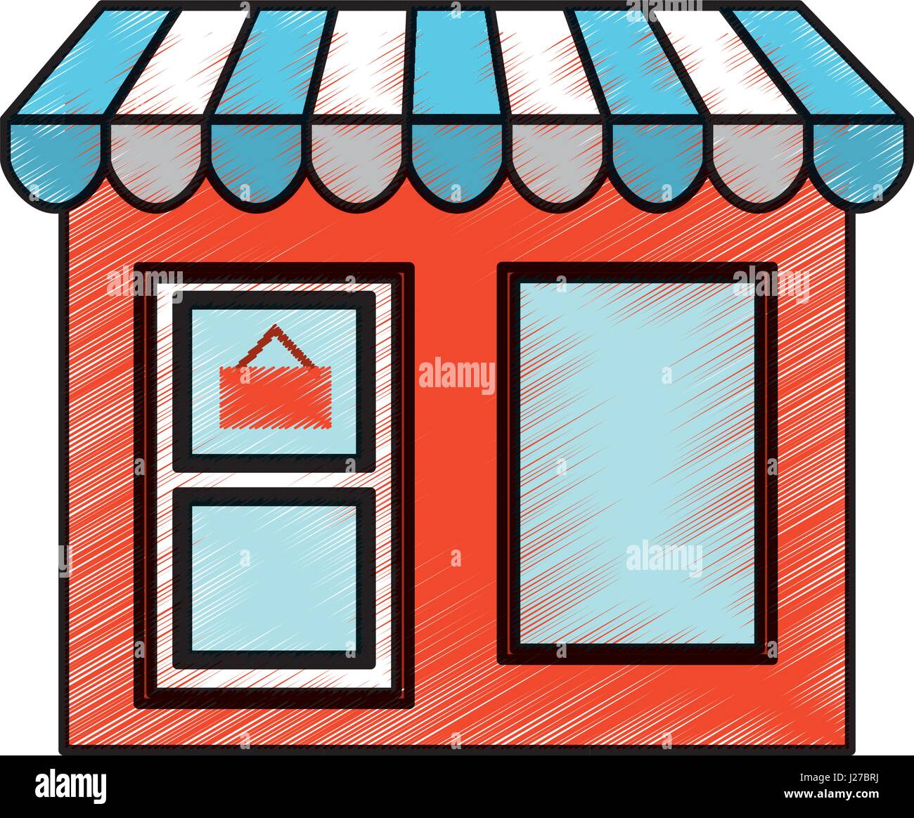 store building front isolated icon Stock Vector Image & Art - Alamy