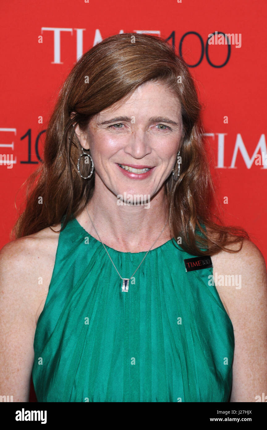 New York, NY, USA. 25th Apr, 2017. Samantha Power at the 2017 Time 100 ...