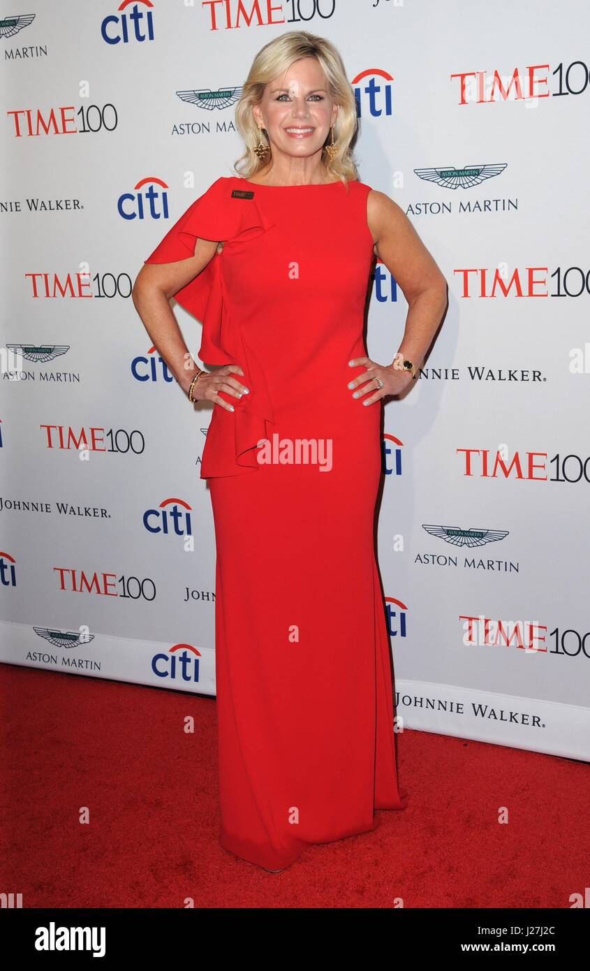 New York, NY, USA. 25th Apr, 2017. Gretchen Carlson at arrivals for TIME 100 Gala Dinner 2017, Jazz at Lincoln Center's Frederick P. Rose Hall, New York, NY April 25, 2017. Credit: Kristin Callahan/Everett Collection/Alamy Live News Stock Photo