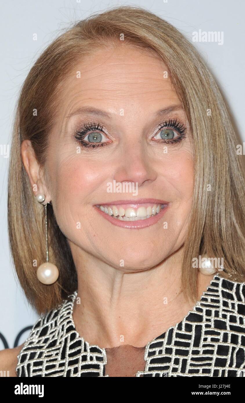 New York, NY, USA. 25th Apr, 2017. Katie Couric at arrivals for TIME 100 Gala Dinner 2017, Jazz at Lincoln Center's Frederick P. Rose Hall, New York, NY April 25, 2017. Credit: Kristin Callahan/Everett Collection/Alamy Live News Stock Photo