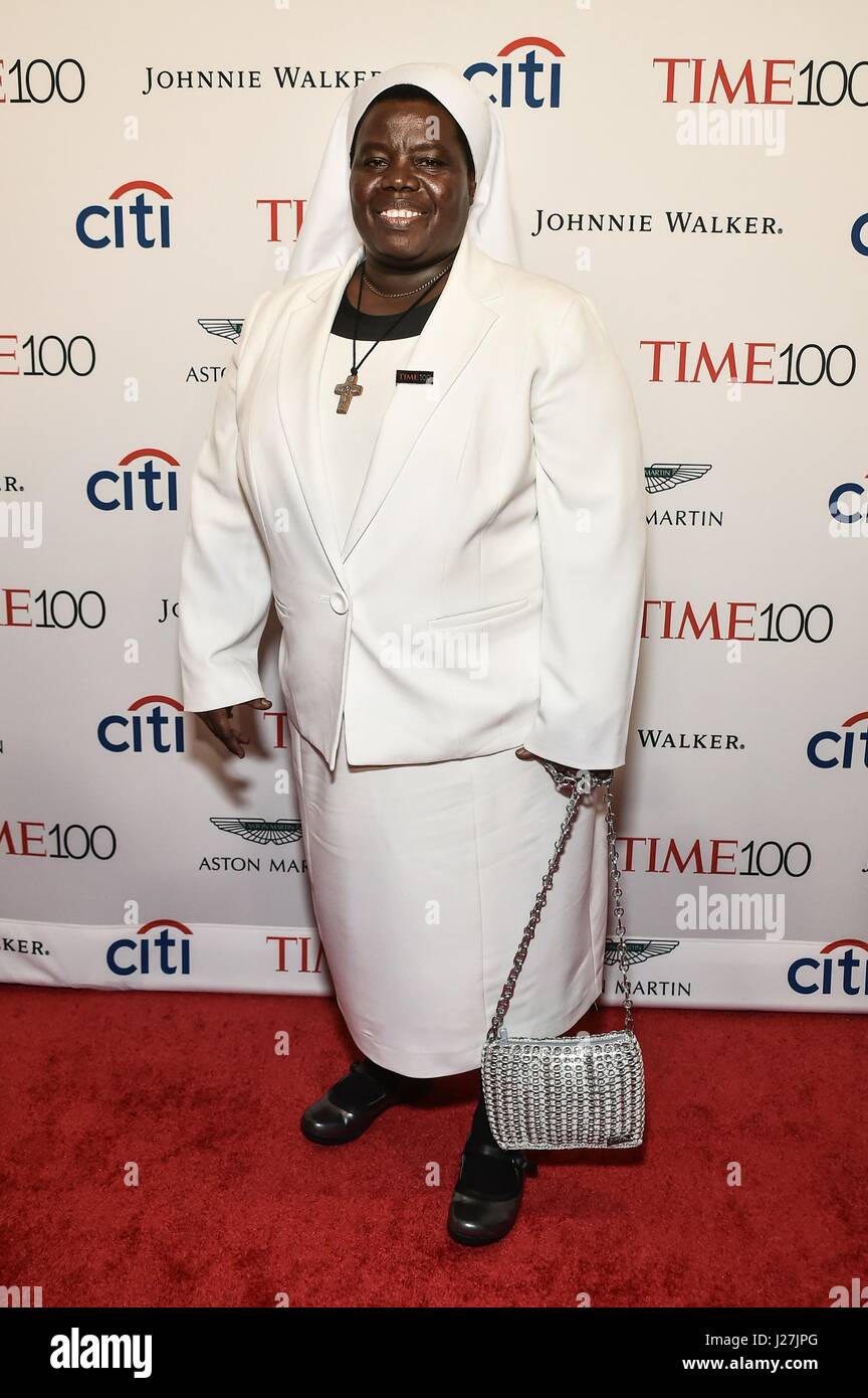 New York, NY, USA. 25th Apr, 2017. Rosemary Nyirumbe at arrivals for TIME 100 Gala Dinner 2017, Jazz at Lincoln Center's Frederick P. Rose Hall, New York, NY April 25, 2017. Credit: Steven Ferdman/Everett Collection/Alamy Live News Stock Photo