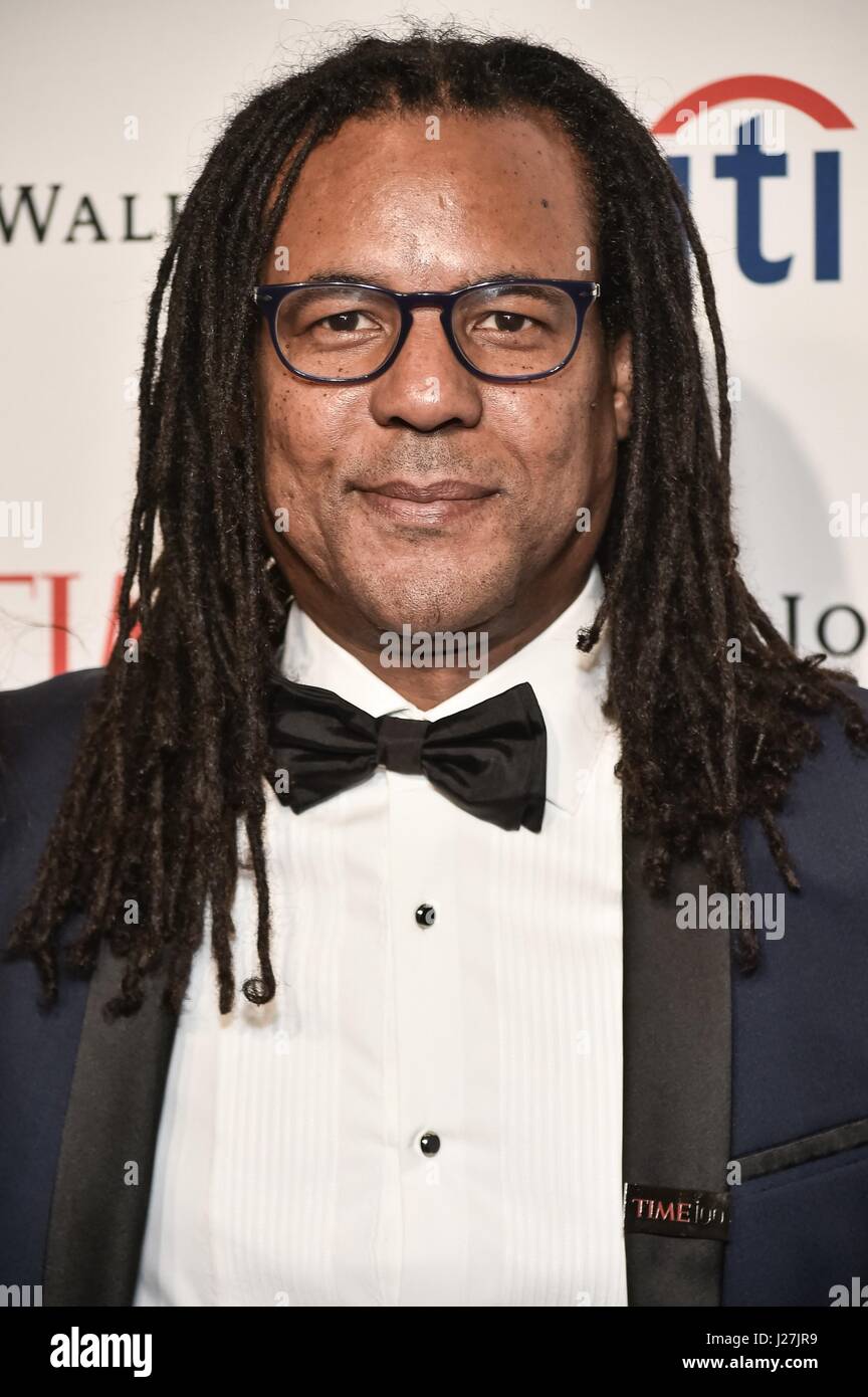 New York, NY, USA. 25th Apr, 2017. Colson Whitehead at arrivals for TIME 100 Gala Dinner 2017, Jazz at Lincoln Center's Frederick P. Rose Hall, New York, NY April 25, 2017. Credit: Steven Ferdman/Everett Collection/Alamy Live News Stock Photo