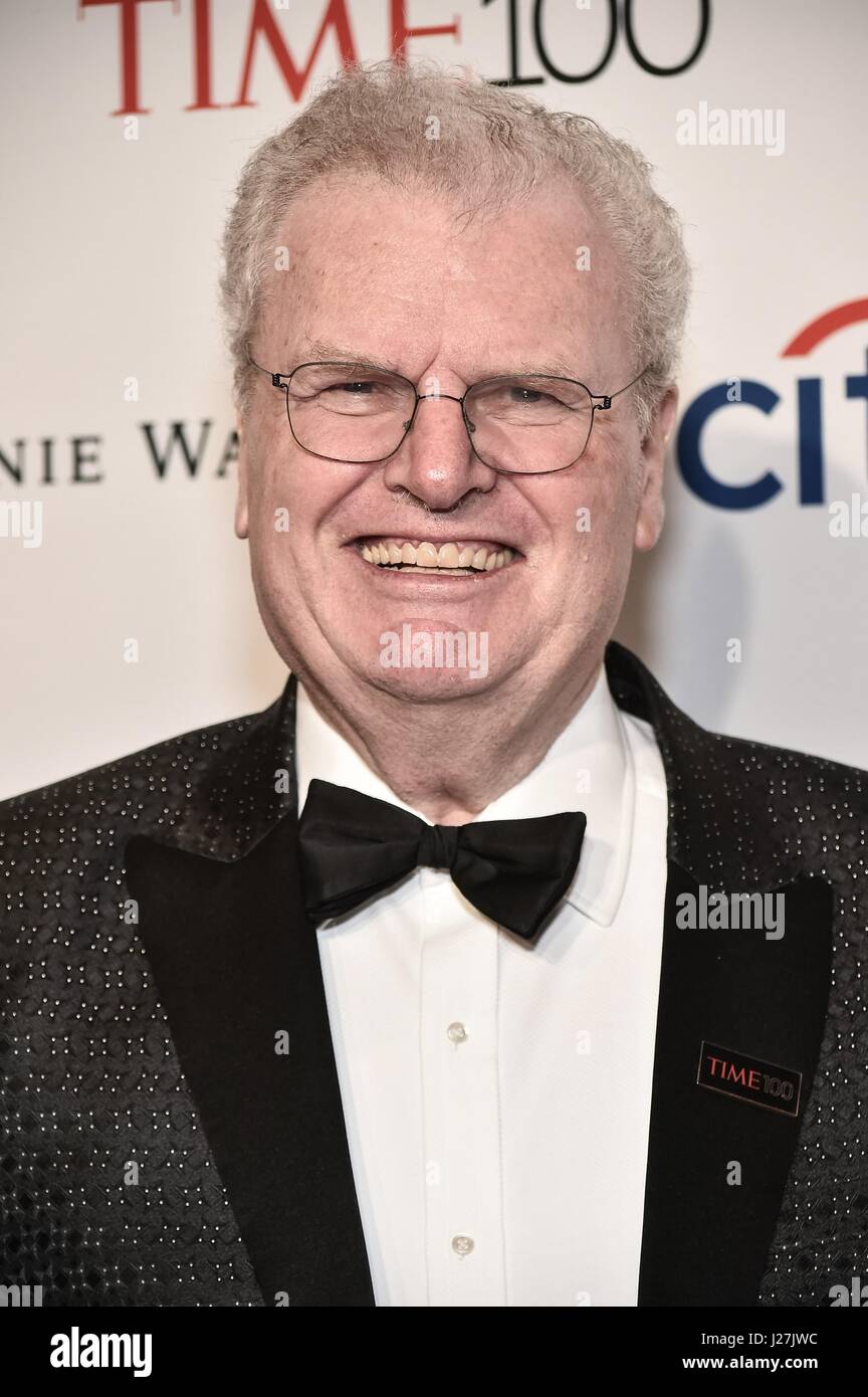 New York, NY, USA. 25th Apr, 2017. Howard Stringer at arrivals for TIME 100 Gala Dinner 2017, Jazz at Lincoln Center's Frederick P. Rose Hall, New York, NY April 25, 2017. Credit: Steven Ferdman/Everett Collection/Alamy Live News Stock Photo