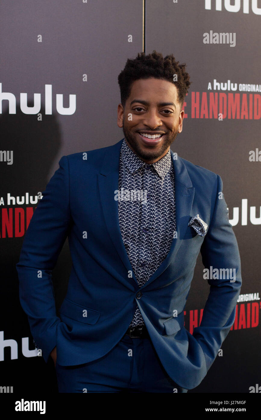 Los Angeles, USA. 25th Apr, 2017. Shaun Brown arrives at Hulu's The