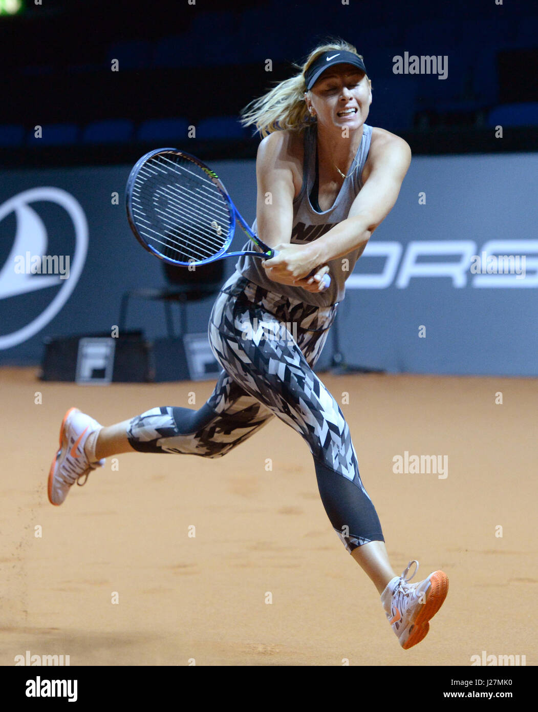 Stuttgart, Germany. 26th Apr, 2017. Russian Tennis Player Maria