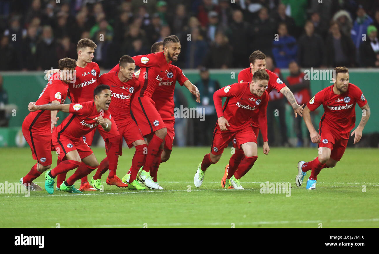 Moenchengladbach Germany 25th Apr 2017 Dfb Pokal Halbfinale