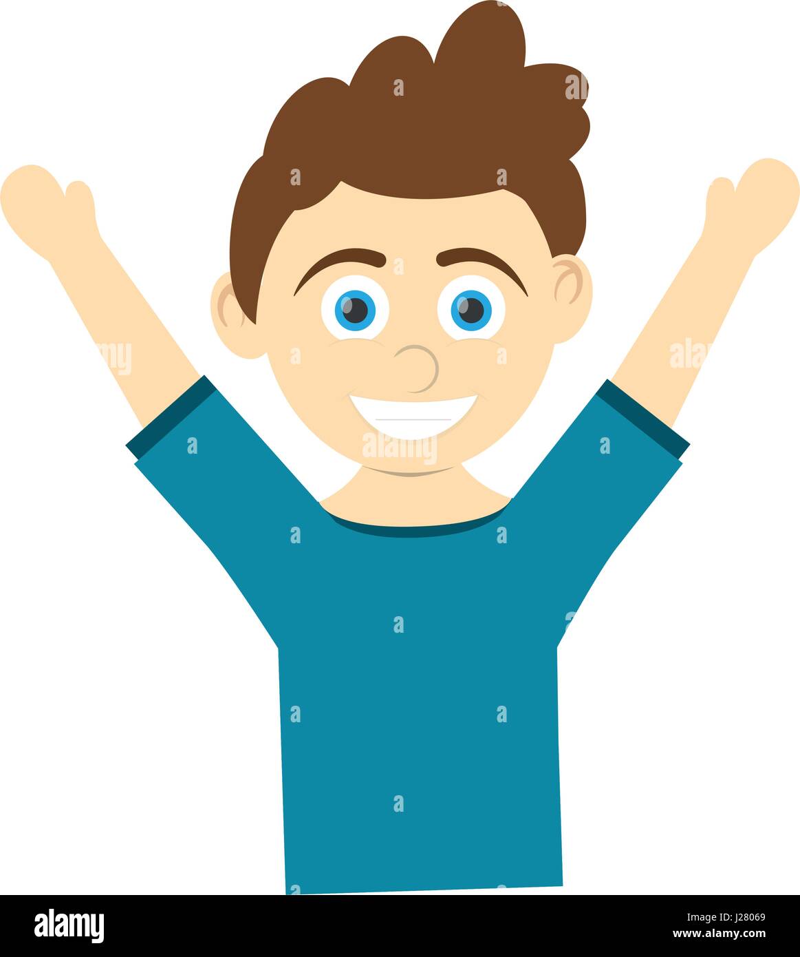 happy smiling boy icon image Stock Vector Image & Art - Alamy