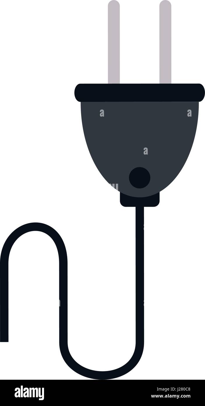 isolated plug with cord icon image Stock Vector Image & Art - Alamy