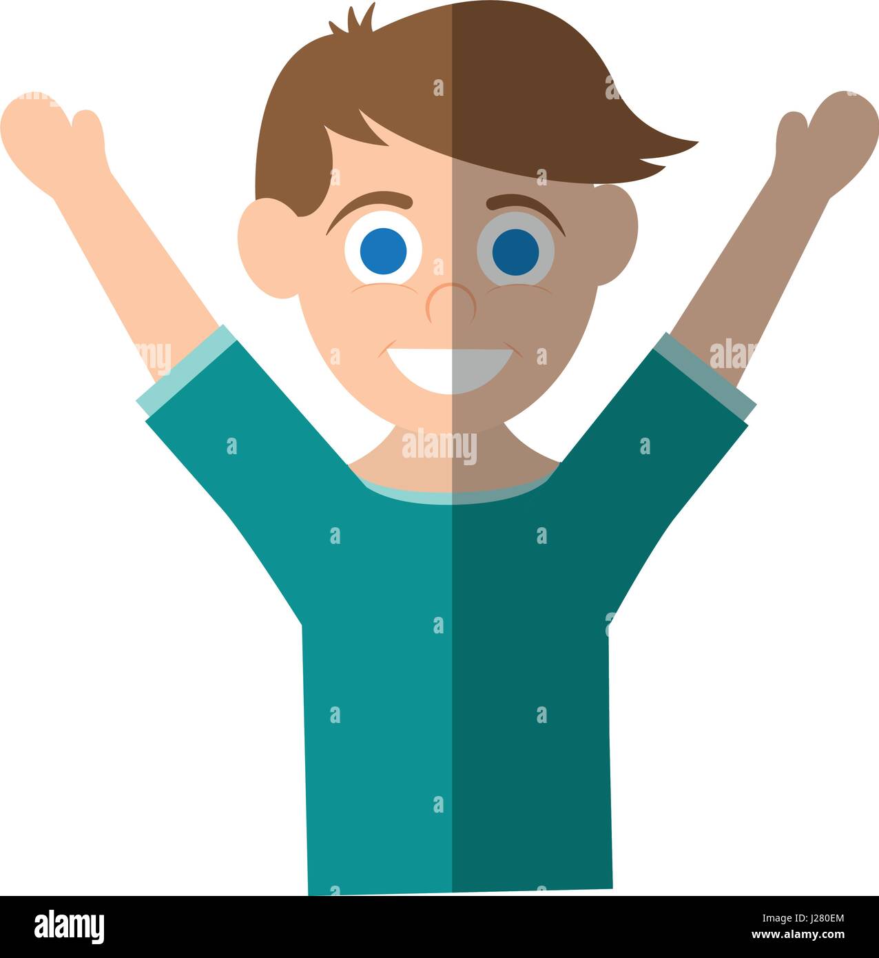 happy smiling boy icon image Stock Vector Image & Art - Alamy