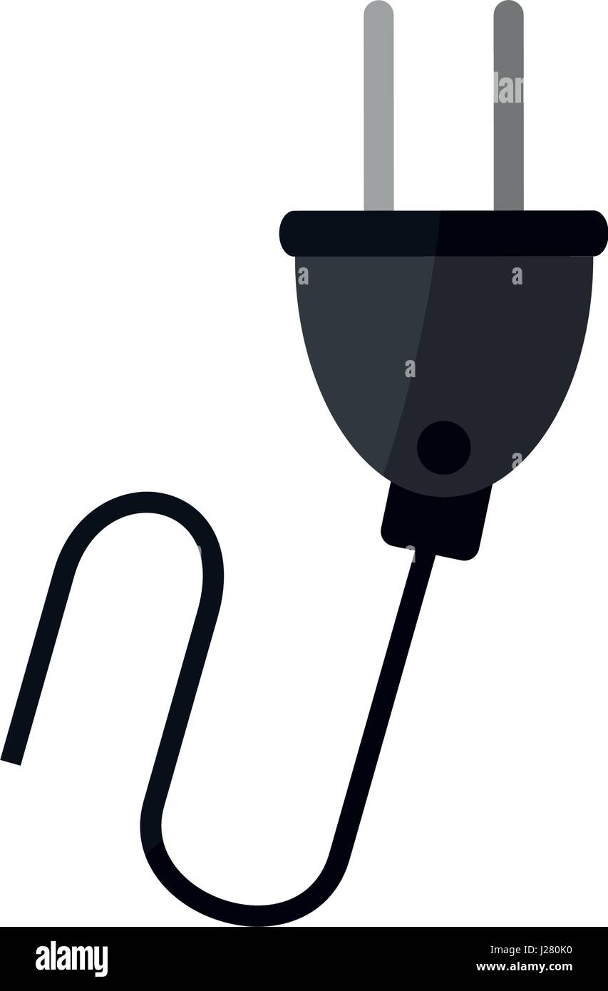 isolated plug with cord icon image Stock Vector Image & Art - Alamy