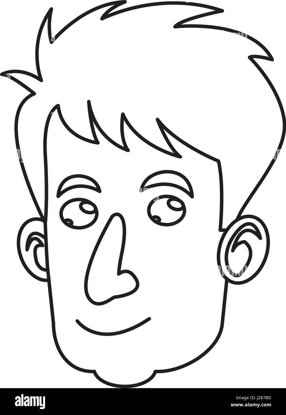 cartoon head man adult male image outline Stock Vector Image & Art - Alamy cartoon head man adult male image outline Stock Vector Image & Art - Alamy