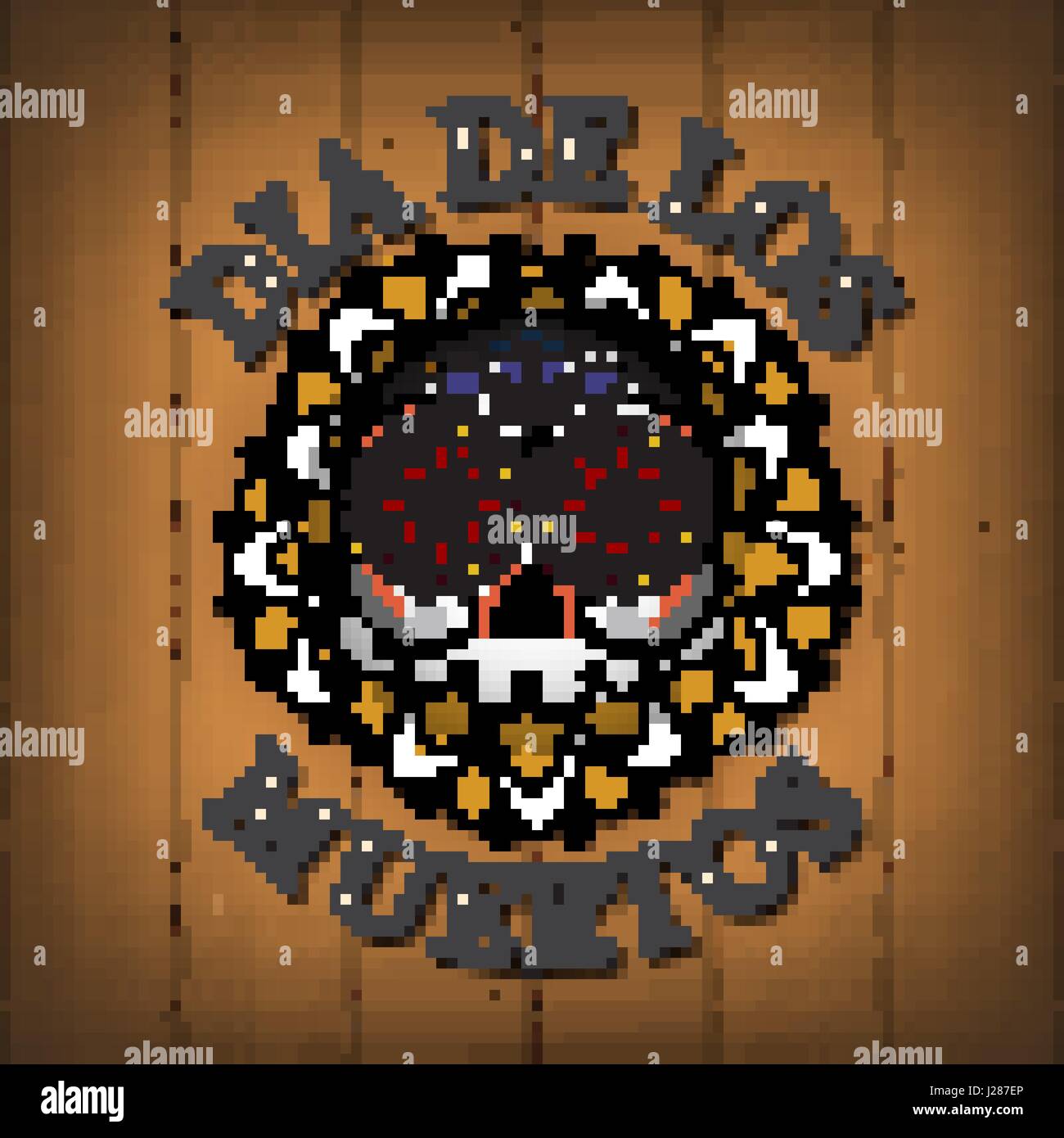 Day Of The Dead Skull Vector poster background. Dia de los muertos ...