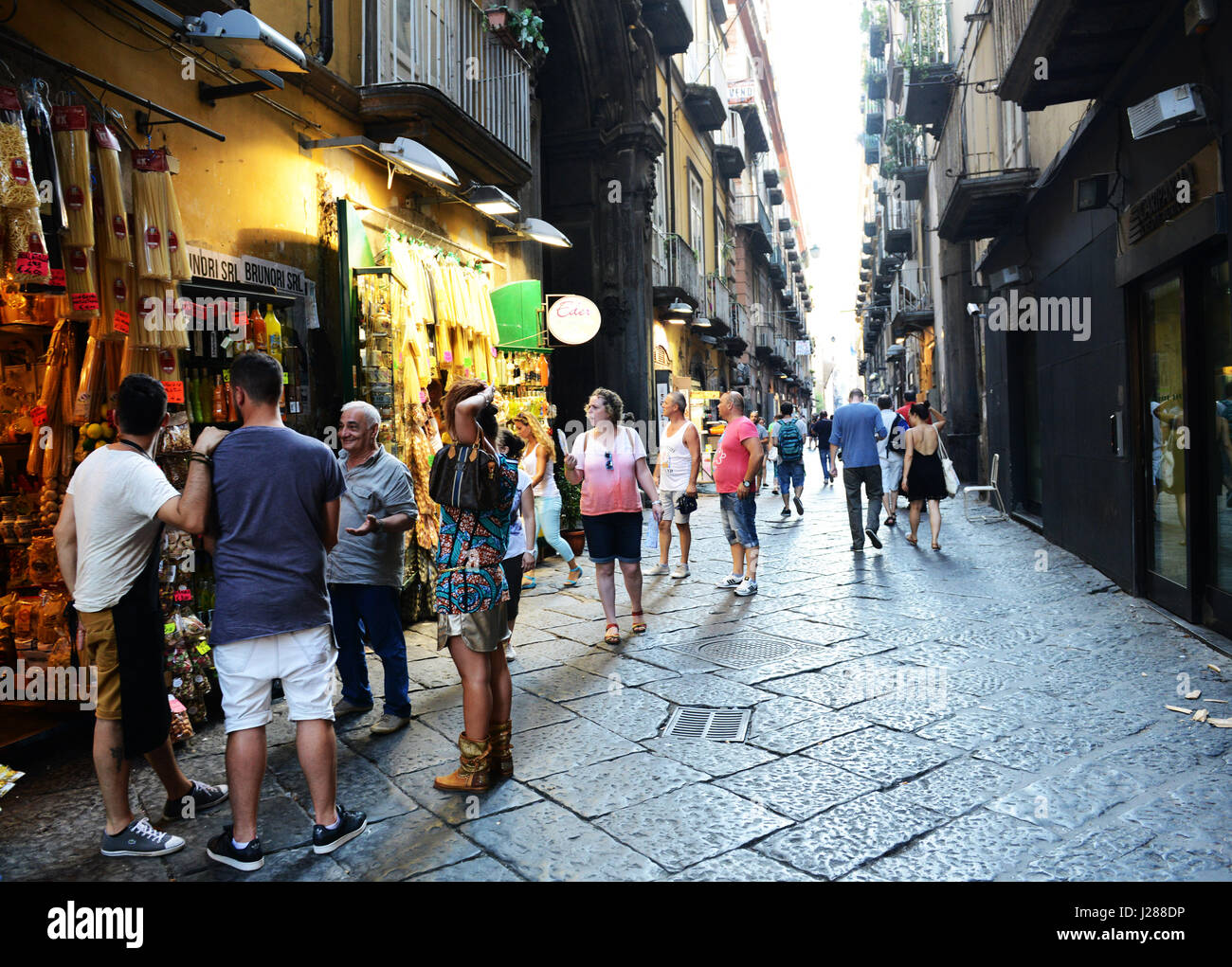The old city of Napoli Stock Photo
