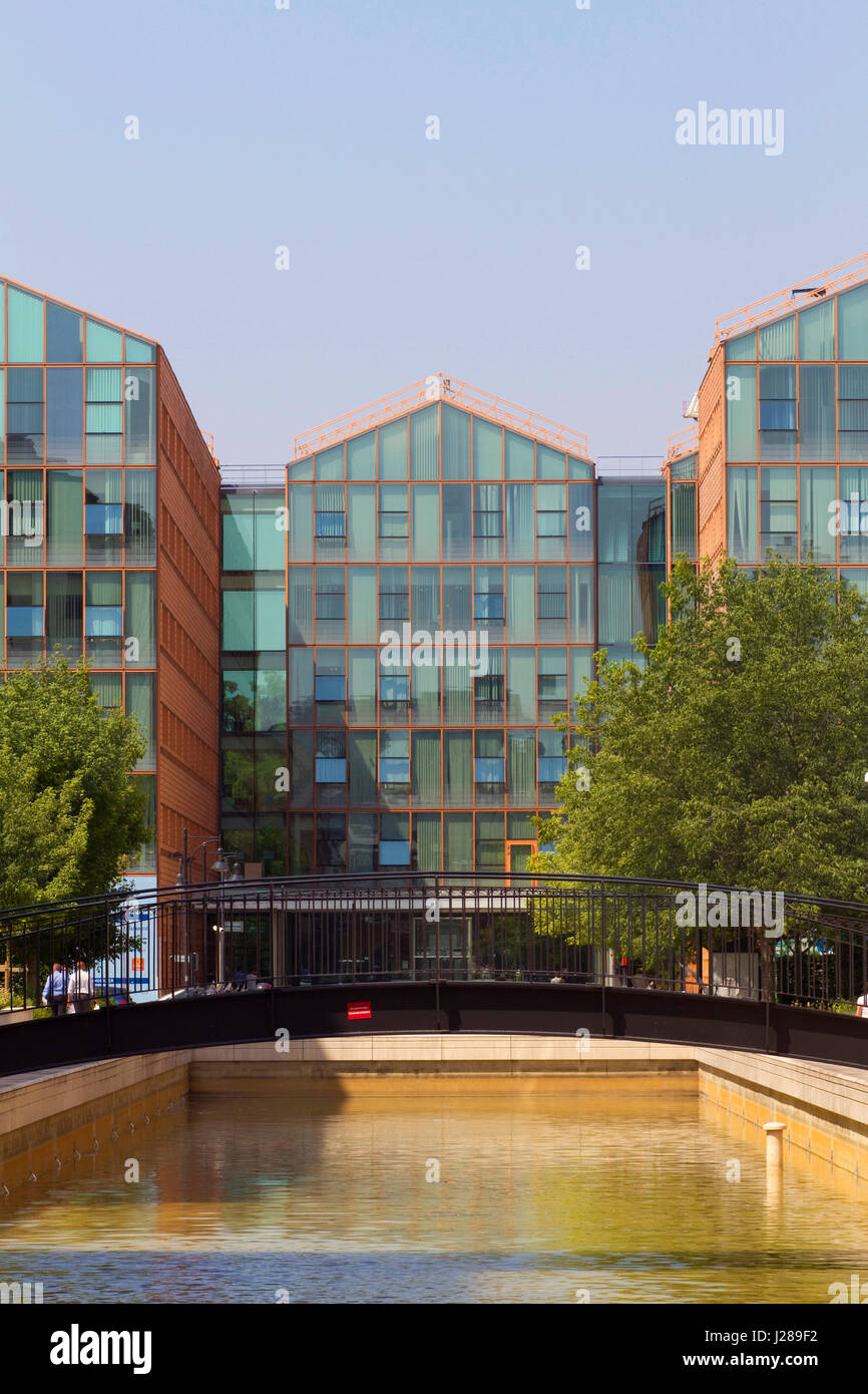 France, Paris, 19th district, Parc du Pont de la Flandre, ICADE (real