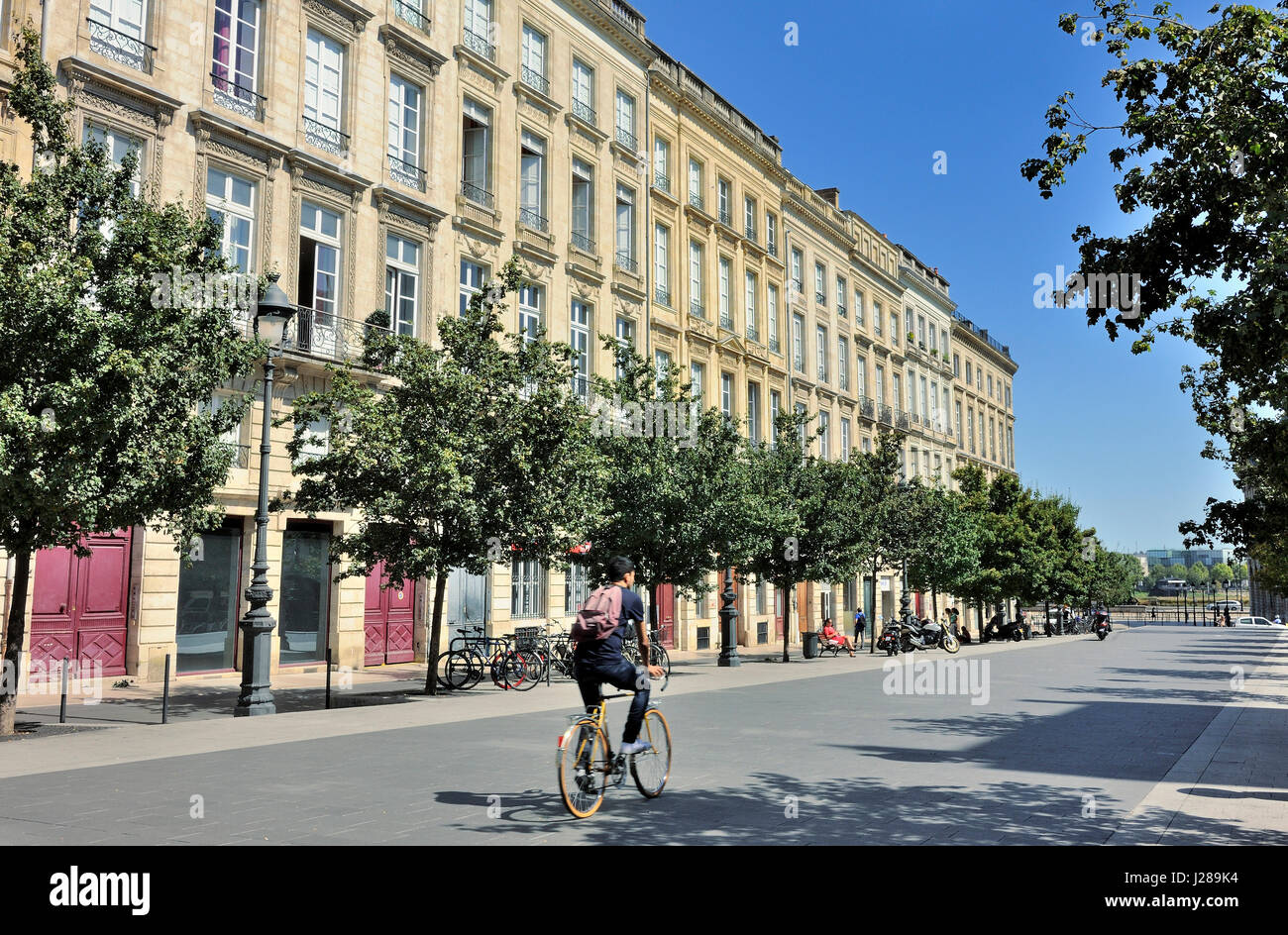France, South-Western France, Bordeaux, Cours du Chapeau Rouge Stock Photo  - Alamy