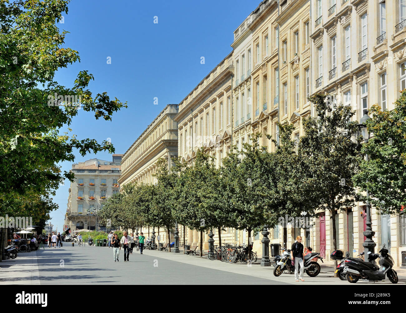 France, South-Western France, Bordeaux, Cours du Chapeau Rouge, Triangle  d'Or in the city centre Stock Photo - Alamy