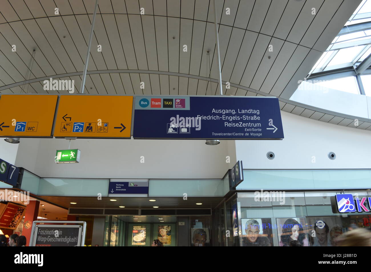 Potsdam Train Station Stock Photo Alamy