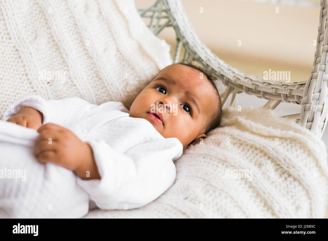 Portrait of a mixed race baby boy Stock Photo - Alamy