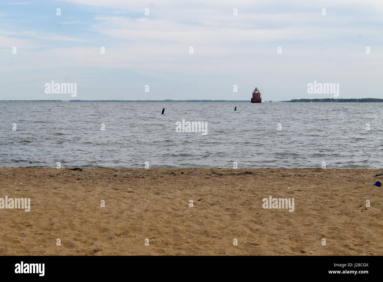 Sandy Point State Park Chesapeake Bay Lighthouse Stock Photo Alamy