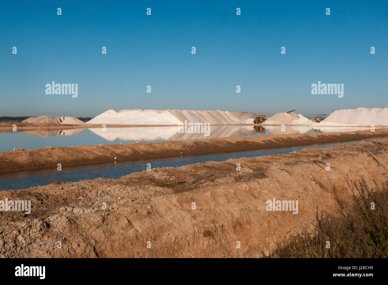 Dez-2016 Salines in NP  park Coto de Donana Stock Photo