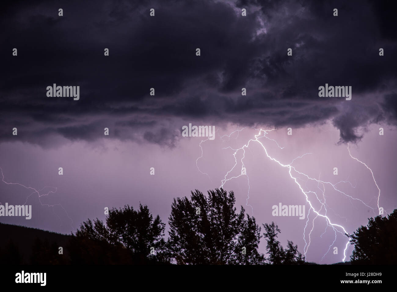 Fork and sheet lightning hires stock photography and images Alamy