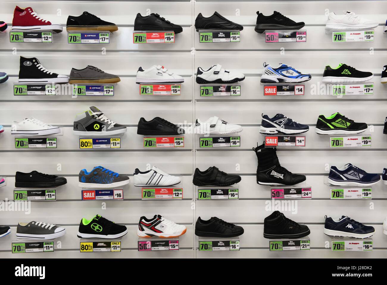 Display trainers sports direct shop hi-res stock photography and images -  Alamy