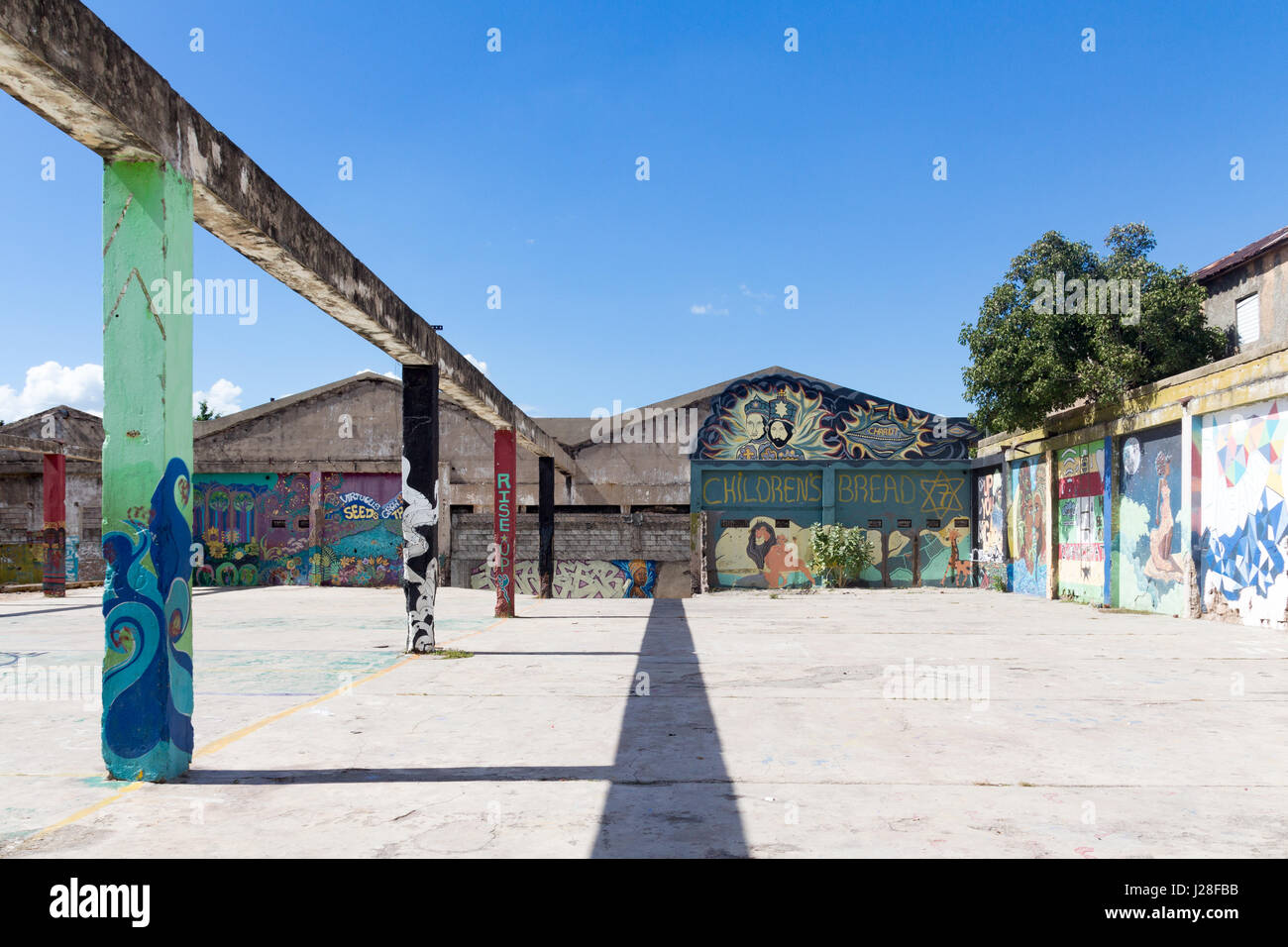 Jamaica, Kingston, Graffiti Art District in Kingston Stock Photo Alamy