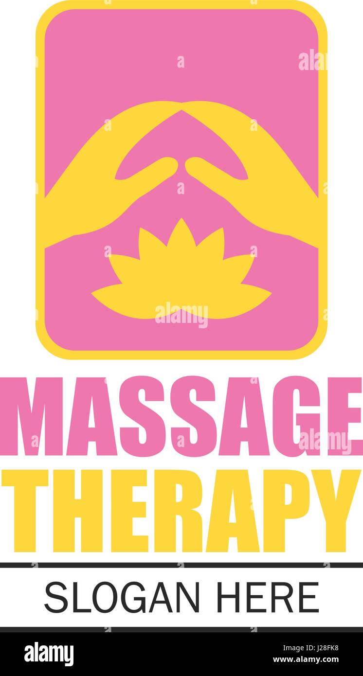 Massage Therapy Logo With Text Space For Your Slogan Tagline Vector Illustration Stock Vector 