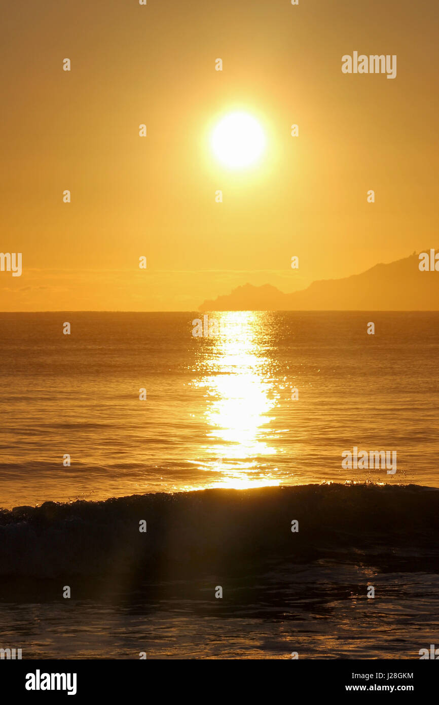 New Zealand, North Island, Northland, Waipu, Sunrise Stock Photo