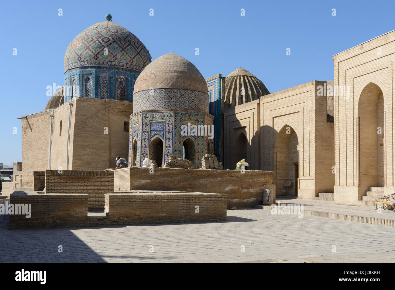 Uzbekistan, Samarkand province, Samarkand, which founded in ancient times and made by Timur the Great to the capital. UNESCO World Cultural Heritage Stock Photo