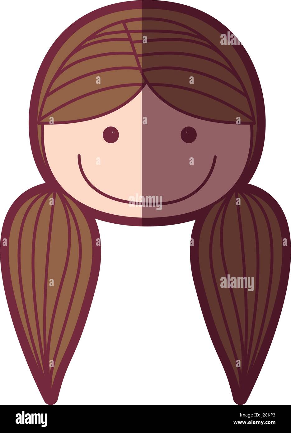Woman Pigtails High Resolution Stock Photography and Images - Alamy