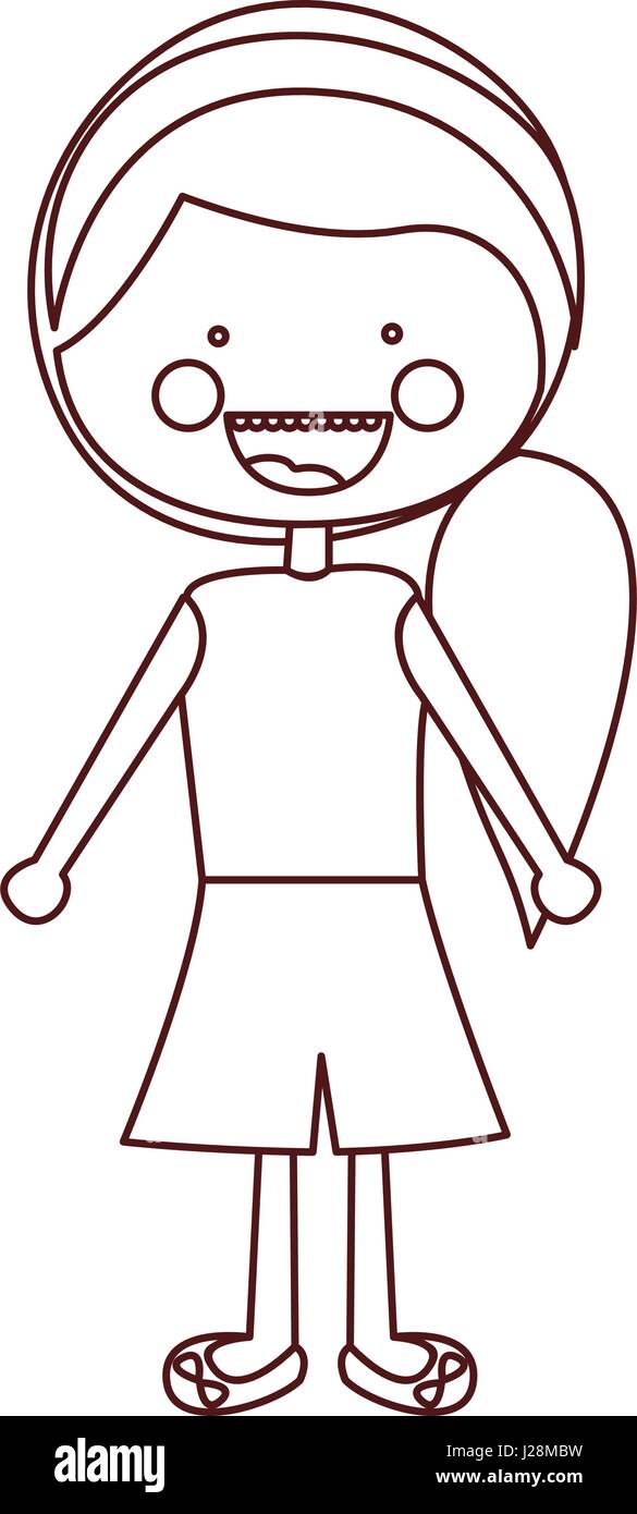 sketch contour smile expression cartoon side ponytail hair girl with shirt and skirt Stock Vector Image & Art - Alamy sketch contour smile expression cartoon side ponytail hair girl with shirt and skirt Stock Vector Image & Art - Alamy