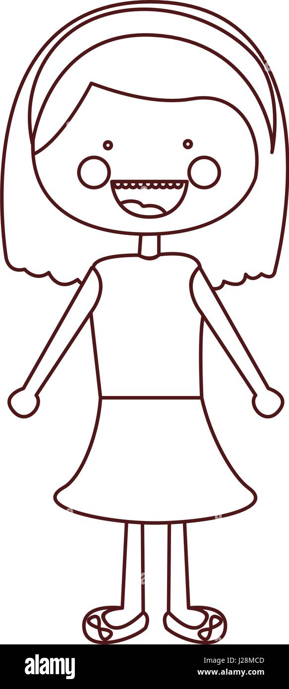 sketch contour smile expression cartoon short hair girl with shirt and skirt Stock Vector Image & Art - Alamy sketch contour smile expression cartoon short hair girl with shirt and skirt Stock Vector Image & Art - Alamy