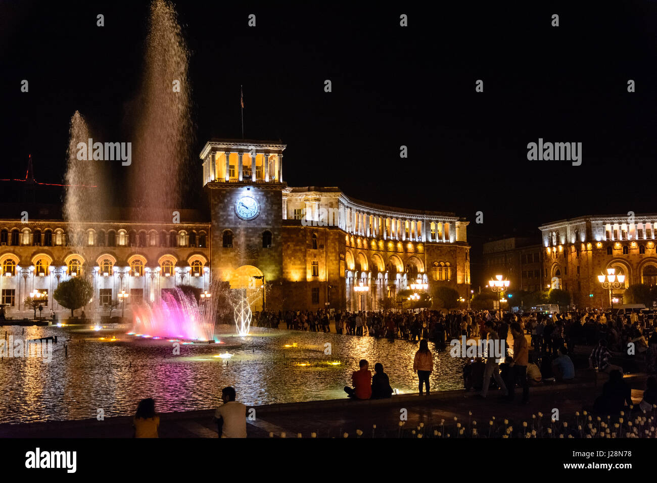 Armenia, Yerevan, Kentron, water Stock Photo