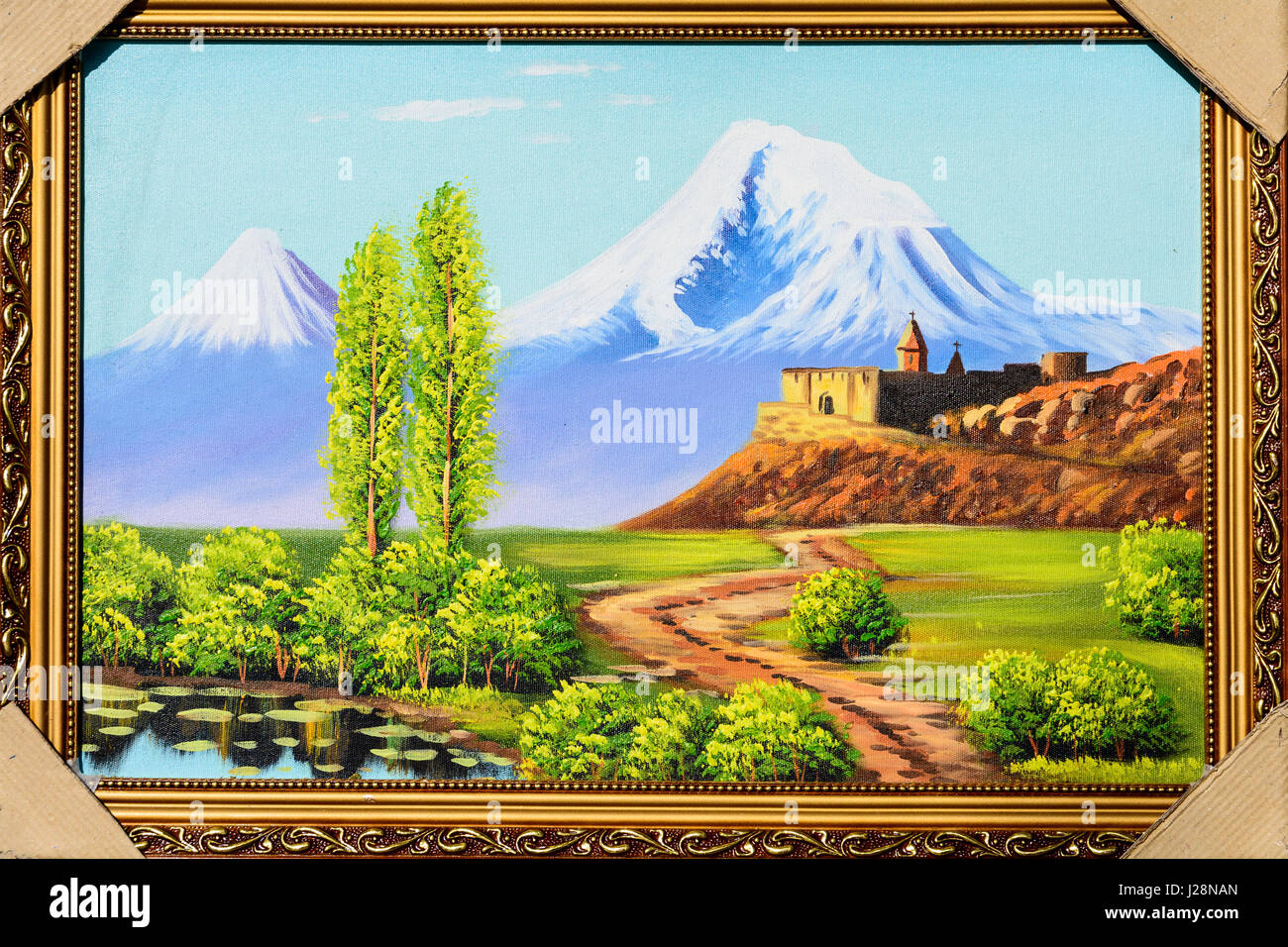 Armenia, Yerevan, Kentron, picture series on kitschy depictions of the ...