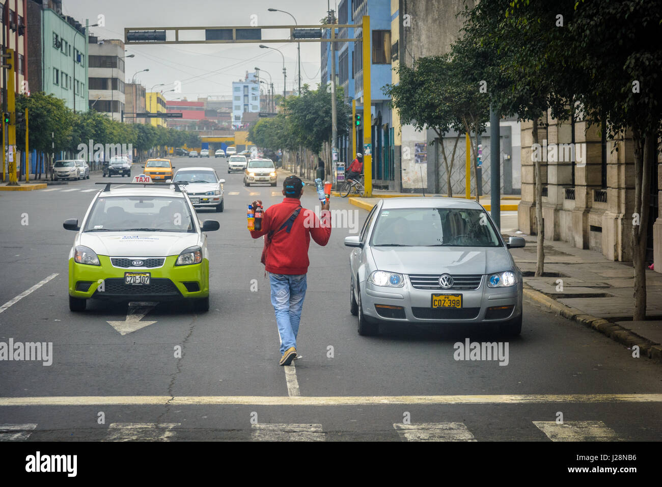 Peru, Lima, Street scenes in Lima, capital of Peru Stock Photo