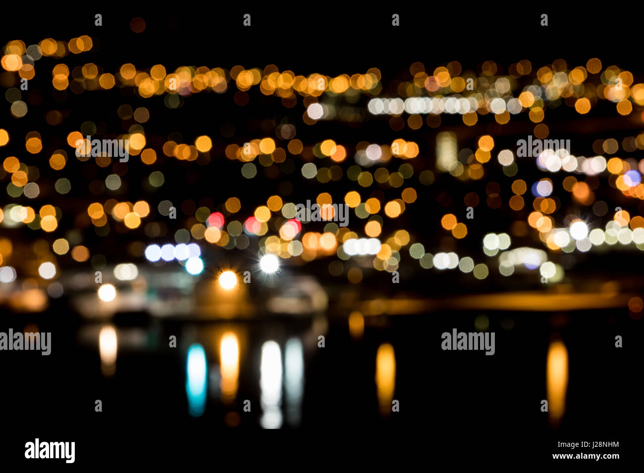 Blurred image of the city lights. Blur lights. Light bokeh Stock Photo -  Alamy
