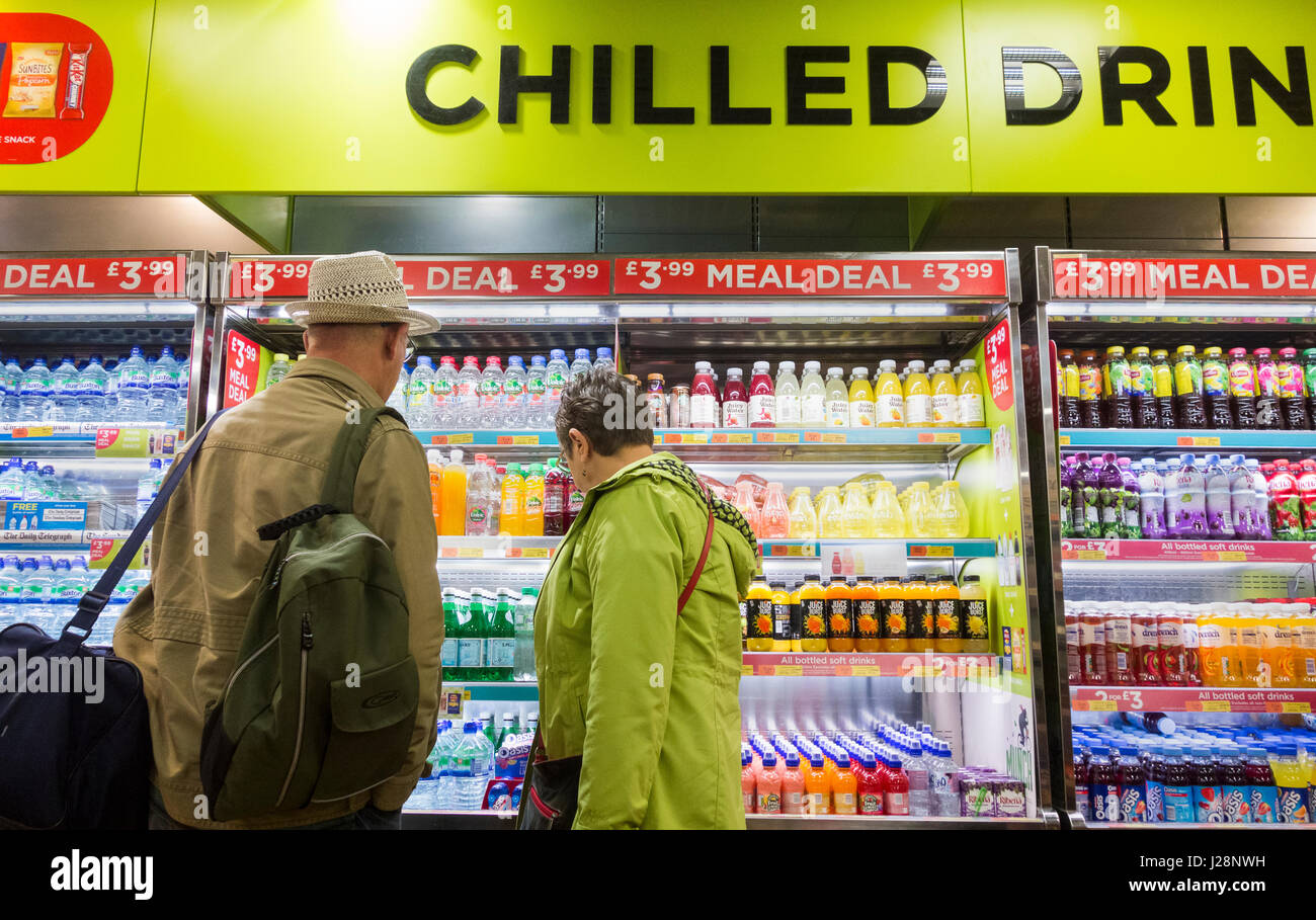 W H Smith meal deal in shop in Manchester Airport duty free. UK Stock