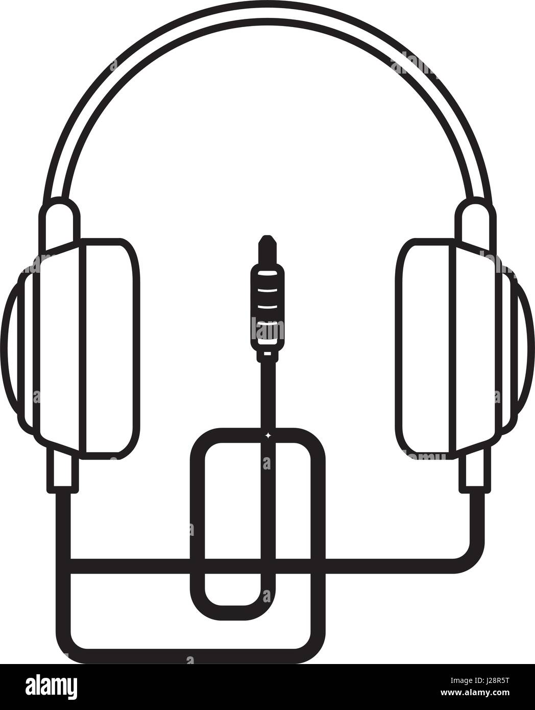 earphones audio isolated icon Stock Vector Image & Art - Alamy