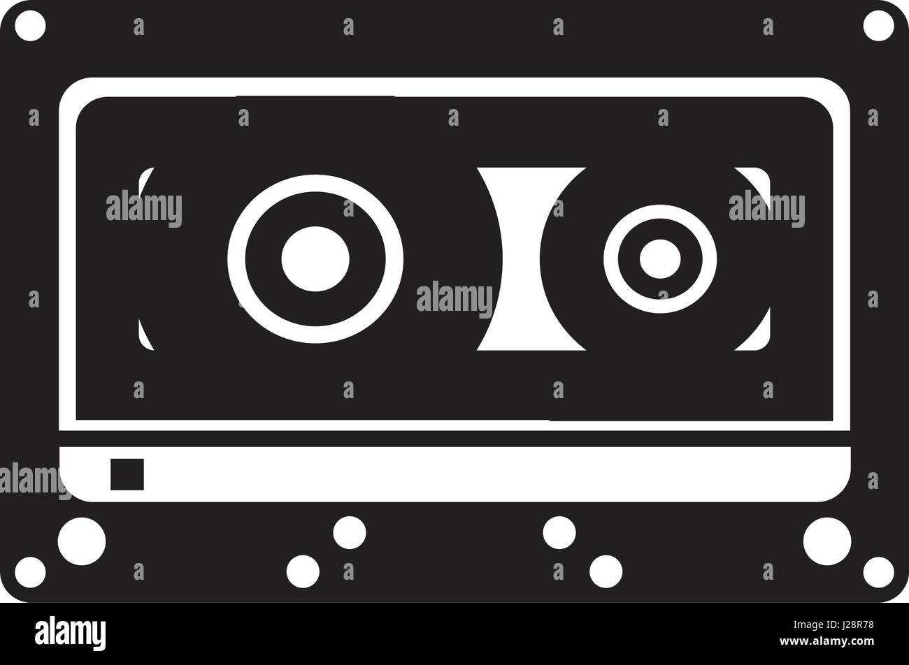 retro cassette isolated icon Stock Vector Image & Art - Alamy