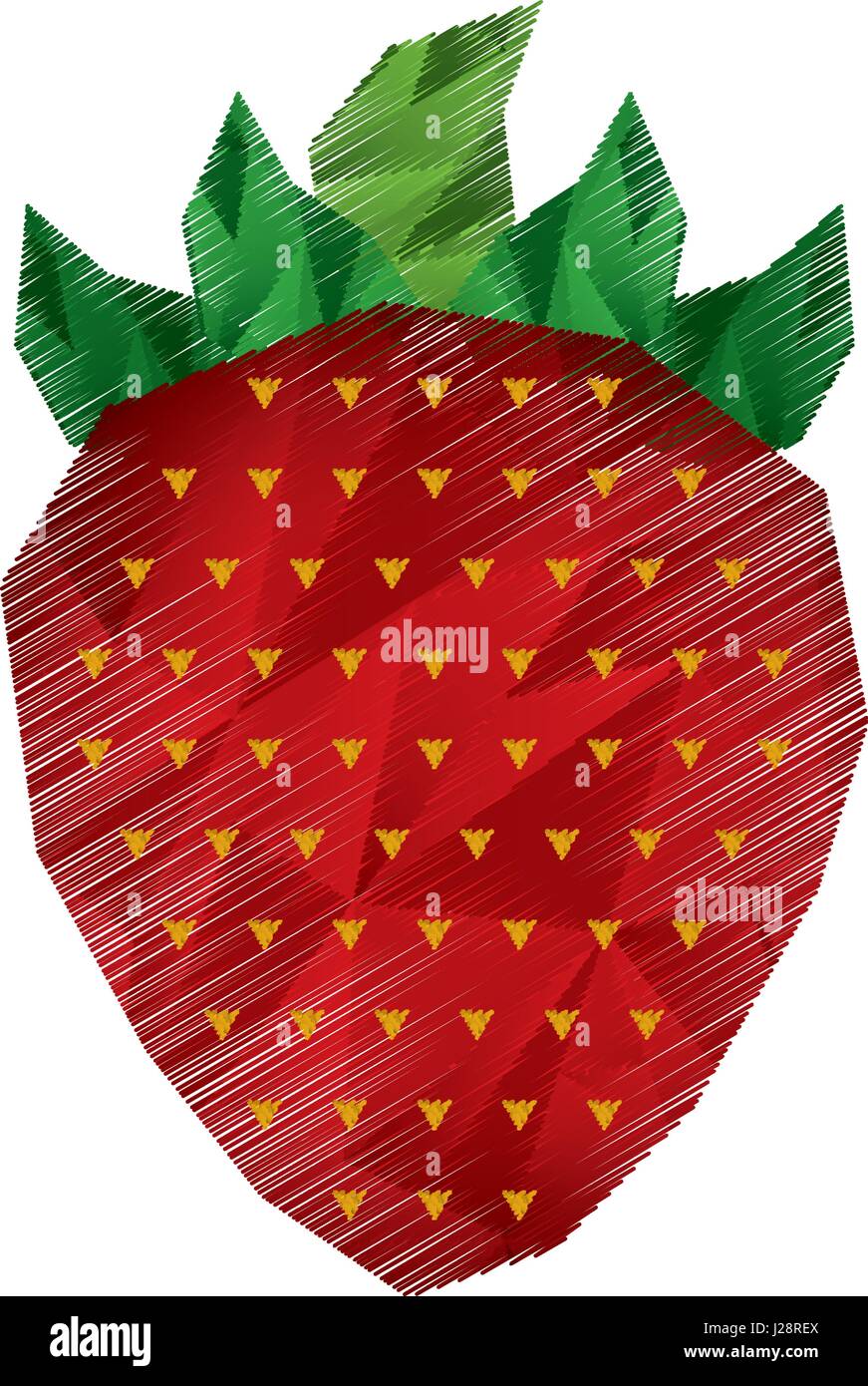 strawberry fresh fruit icon Stock Vector Image & Art - Alamy
