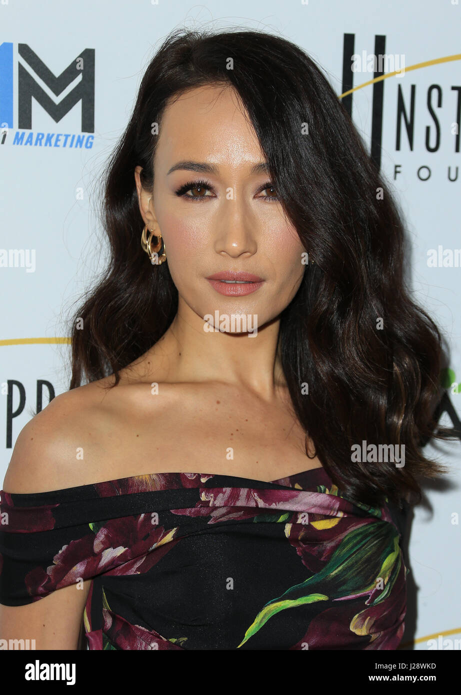 8th Annual Unstoppable Foundation Gala - Arrivals Featuring: Maggie Q