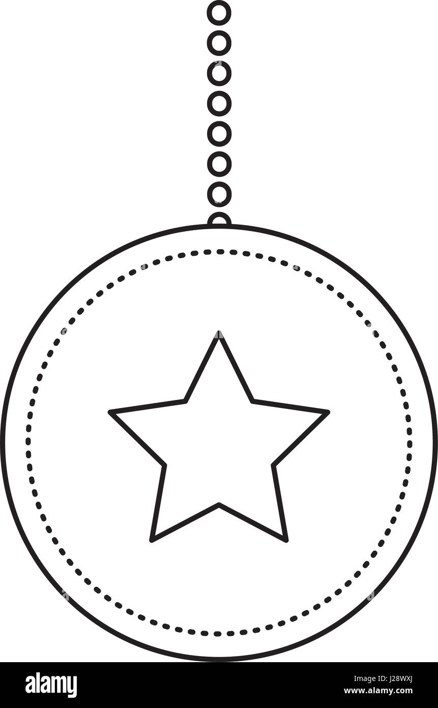 merry christmas ball hanging Stock Vector Image & Art - Alamy
