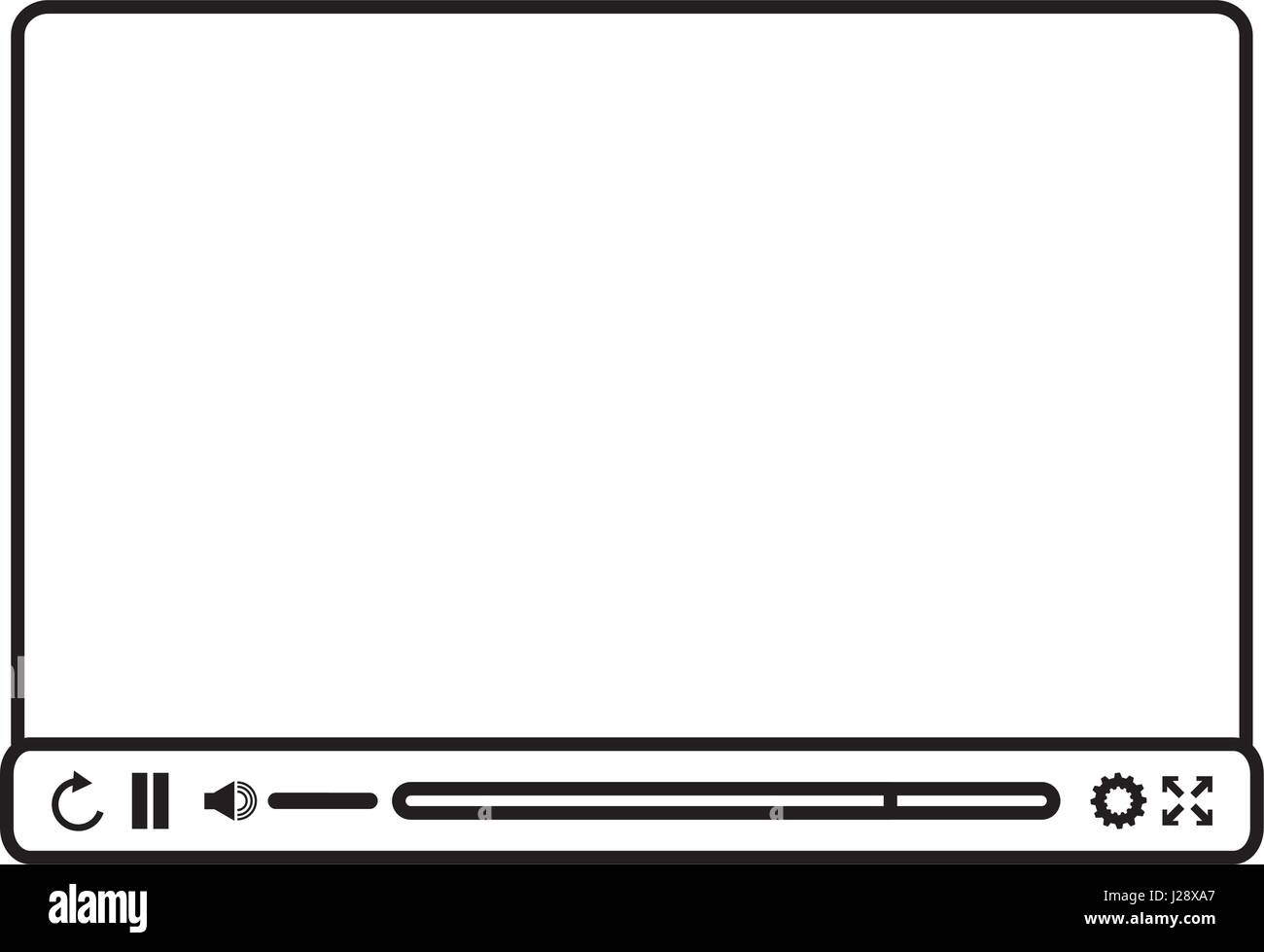 media player template icon Stock Vector Image Art Alamy media player template icon Stock Vector Image Art Alamy